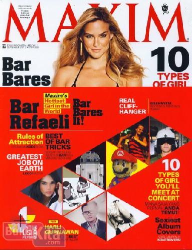 Cover Buku Majalah Maxim #82 - September 2012