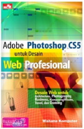 Cover Buku Adobe Photoshop CS5 untuk Desain Web Profesional