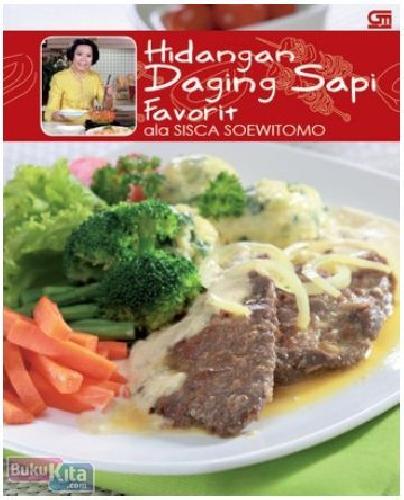 Cover Buku Hidangan Daging Sapi Favorit ala Sisca Soewitomo