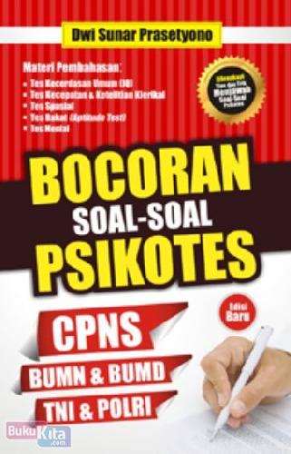Cover Buku Bocoran Soal-Soal Psikotes CPNS BUMN & BUMD TNI & POLRI (edisi baru)