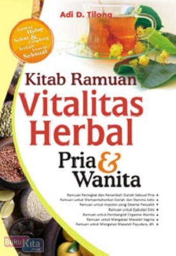 Cover Buku Kitab Ramuan Vitalitas Herbal Pria & Wanita