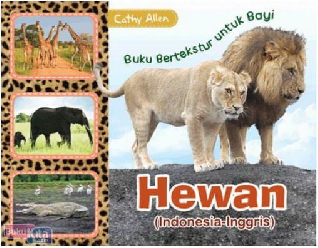 Cover Buku Buku Bertekstur untuk Bayi : Hewan