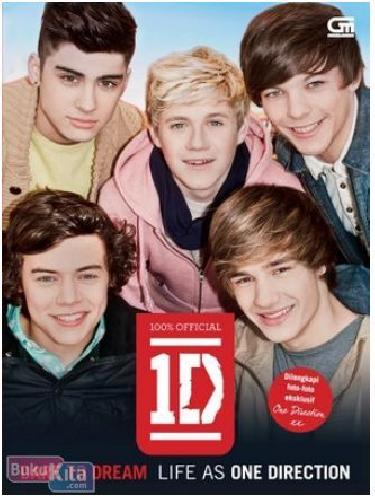 Cover Buku Dare to Dream Life as One Direction - 100% Official