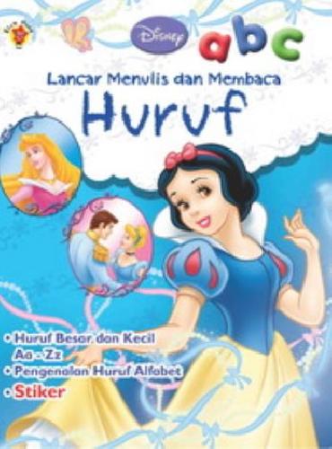 Cover Buku Aktivitas Disney Klasik : Lancar Menulis & Membaca Huruf+Stiker
