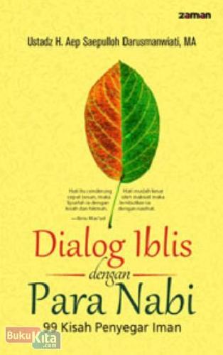 Cover Buku Dialog Iblis dengan Para Nabi : 99 Kisah Penyegar Iman
