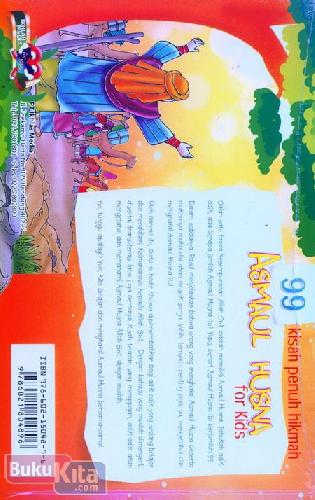 Cover Belakang Buku 99 Asmaul Husna For Kids BK