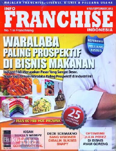 Cover Buku Majalah Info Franchise Indonesia #9 | September 2012