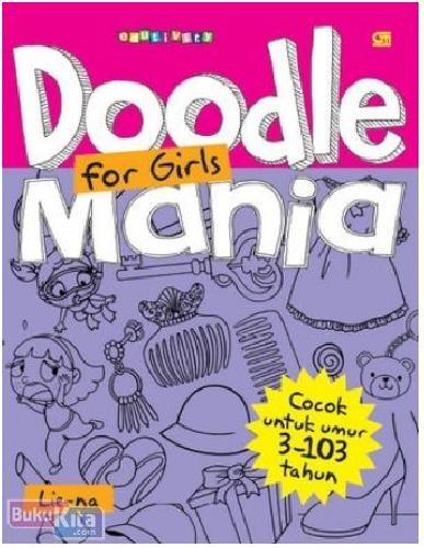 Cover Buku Doodle Mania For Girls