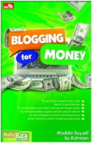 Cover Buku Blogging for Money