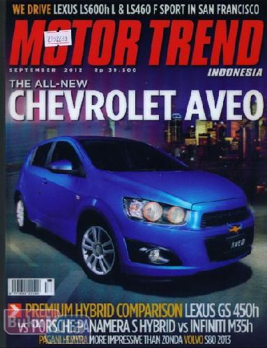 Cover Buku Majalah Motor Trend Indonesia #09 - September 2012