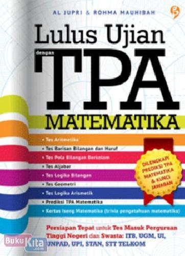 Cover Buku Lulus Ujian dengan TPA Matematika