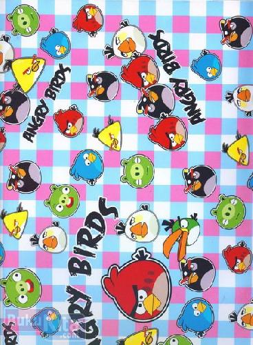 Cover Buku Kertas Kado : Angry Birds 2
