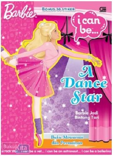 Cover Buku Barbie I Can Be : Barbie Jadi Bintang Tari