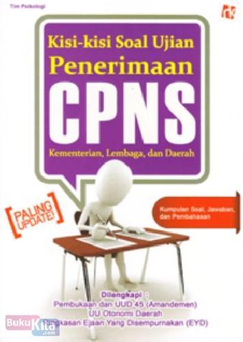Cover Buku Kisi-kisi Soal Ujian Penerimaan CPNS Kementerian, Lembaga & Daer