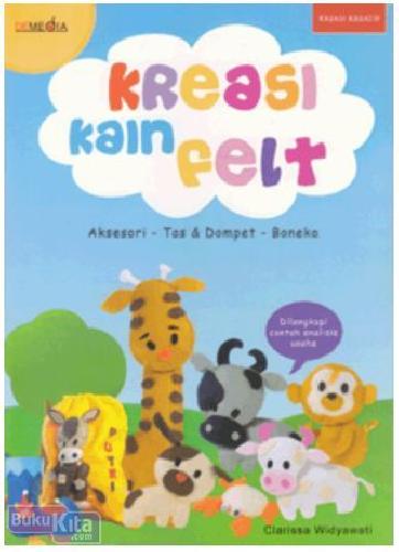 Cover Buku Kreasi Kain Felt (Aksesori - Tas & Dompet - Boneka)