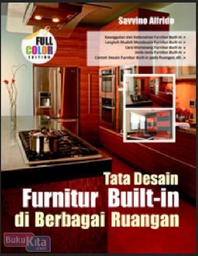 Cover Buku Tata Desain Furnitur Built-in di Berbagai Ruangan