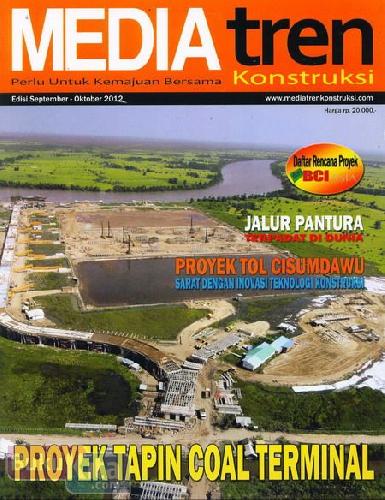 Cover Buku Majalah Media Tren Konstruksi Edisi September - Oktober 2012