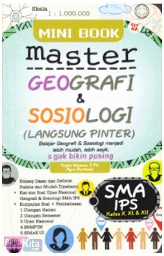 Cover Buku Mini Book Master Geografi & Sosiologi (Langsung Pintar) SMA IPS Kelas X, XI, & XII