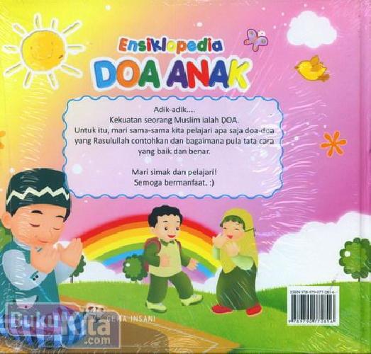 Cover Belakang Buku Ensiklopedia Doa Anak