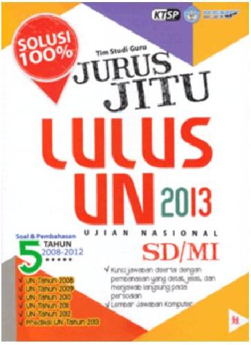 Cover Buku Jurus Jitu Lulus UN SD/MI 2013