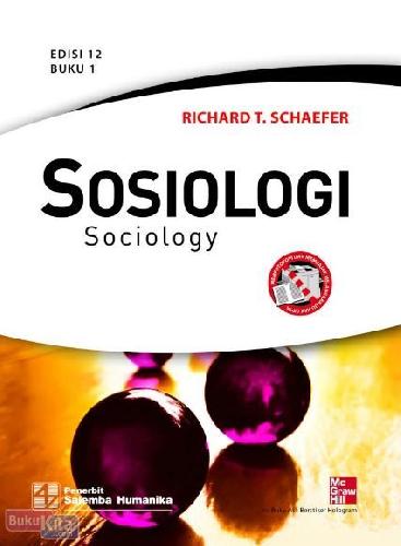 Cover Buku Sosiologi (Sociology) Buku 1, E 12