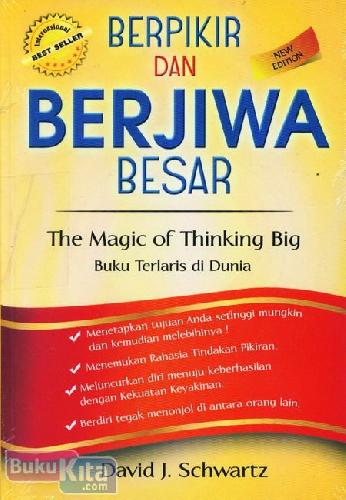 Cover Buku Berpikir Dan Berjiwa Besar - The Magic of Thinking Big
