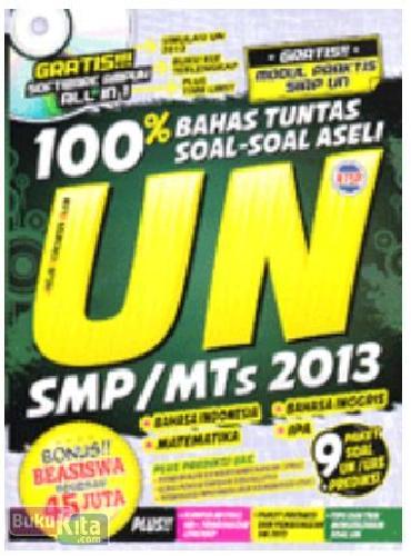 Cover Buku 100% Bahas Tuntas Soal-soal Aseli UN SMP/MTs 2013