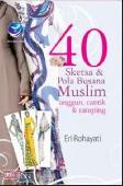 40 Sketsa Dan Pola Busana Muslim Anggun, Cantik Dan Ramping