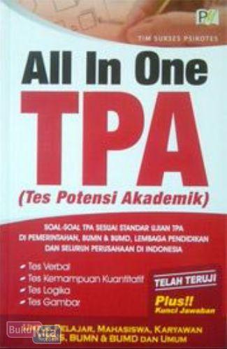 Cover Buku All In One TPA (Tes Potensi Akademik)