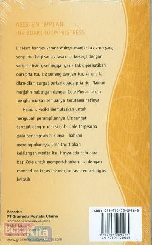 Cover Belakang Buku Harlequin Koleksi Istimewa : Asisten Impian - His Boardroom Mistress