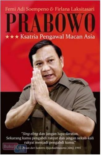 Cover Buku Prabowo Ksatria Pengawal Macan Asia