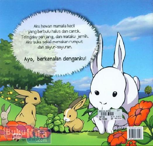 Cover Belakang Buku Seri Mengenal Hewan : Cerita Si Kelinci (full color)