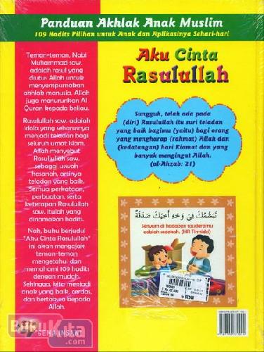 Cover Belakang Buku Aku Cinta Rasulullah (full color-Bilingual-Games )