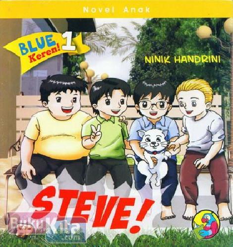 Cover Buku Novel Anak : Blue Keren 1
