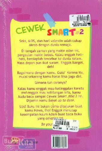 Cover Belakang Buku Cewek Smart #2 (Kado Untuk Remaja)