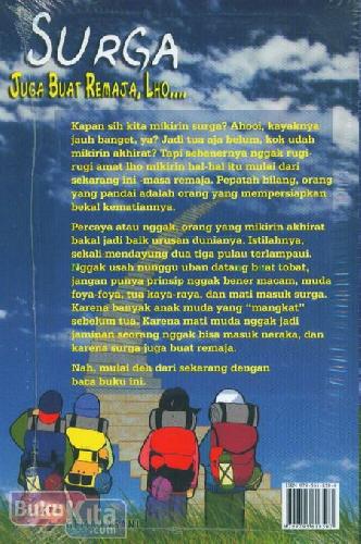 Cover Belakang Buku Surga Juga Buat Remaja, lho (Kado Untuk Remaja)