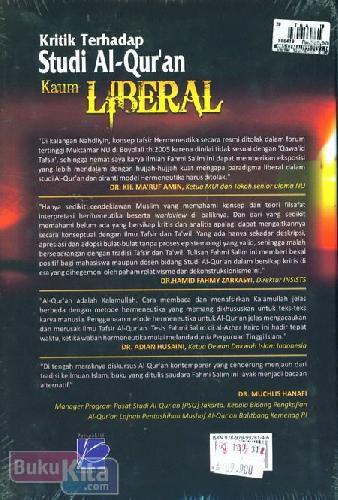 Cover Belakang Buku Kritik Terhadap Studi Al-Qur'an Kaum Liberal