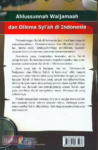 Cover Belakang Buku Ahlussunnah Waljamaah dan Dilema Syi'ah di Indonesia