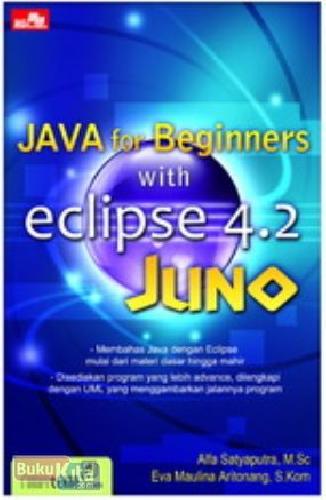 Cover Buku Java for Beginners with Eclipse 4.2 Juno