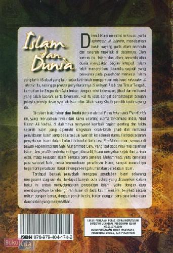 Cover Belakang Buku Islam dan Dunia