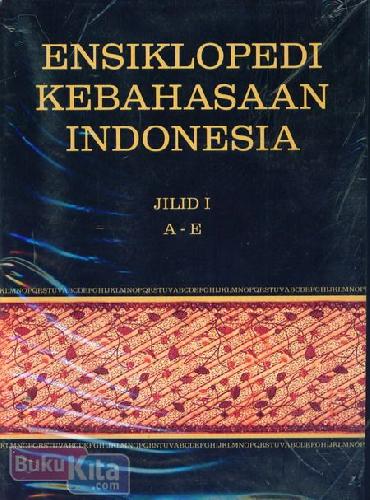 Cover Buku Ensiklopedi Kebahasaan Indonesia Jilid I-IV (SC)