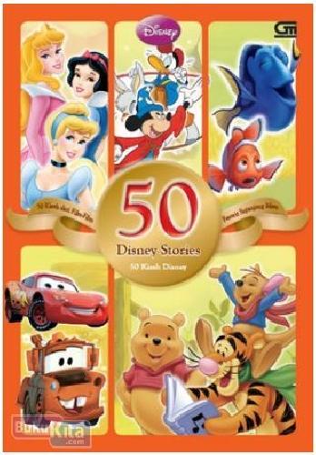 Cover Buku 50 Disney Stories - 50 Kisah Disney