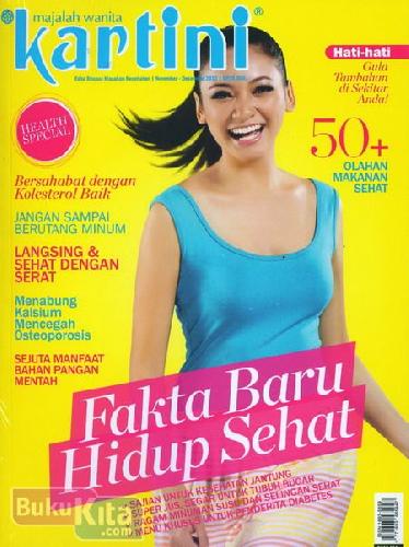 Cover Buku Majalah Kartini Edisi Khusus Masakan Kesehatan | November - Desember 2012
