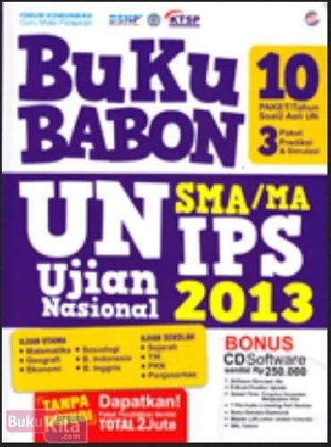 Cover Buku Buku Babon UN SMA/MA IPS 2013