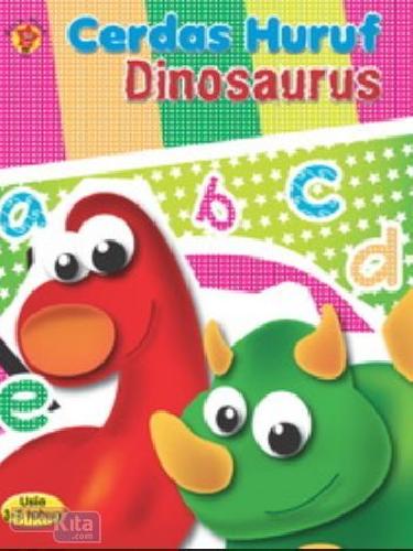 Cover Buku Cerdas Huruf Dinosaurus