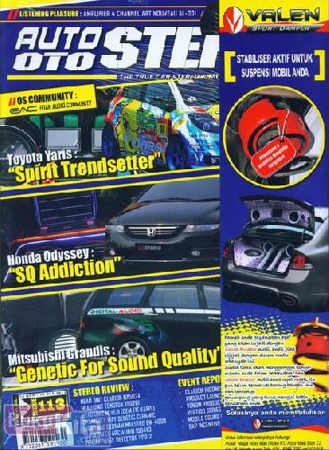 Cover Buku Majalah OtoStereo #113 | 10 November - 10 Desember 2012