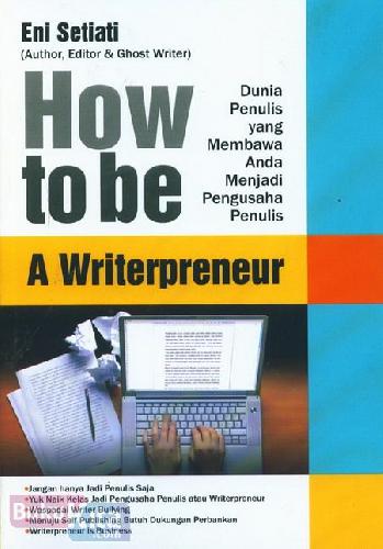 Cover Buku How to be A Writerpreneur