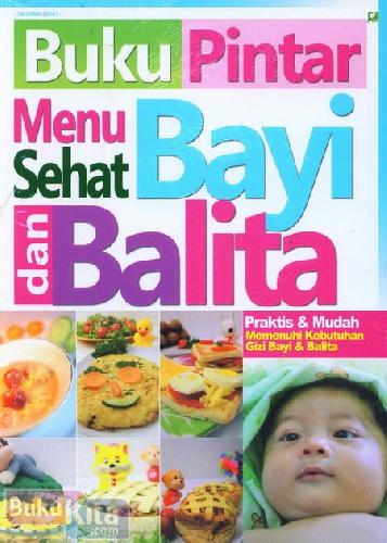 Cover Buku Buku Pintar Menu Sehat Bayi dan Balita Food Lovers