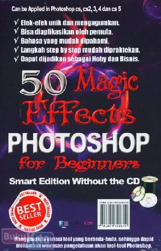 Cover Belakang Buku 50 Magic Effects with Photoshop for Beginners