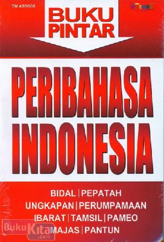 Cover Buku Buku Pintar Peribahasa Indonesia